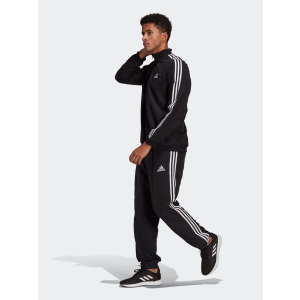 Спортивный костюм Adidas M 3S Wv Tt Ts GK9950 L (52-54) Black/White (4062065222854) лучшая модель в Виннице