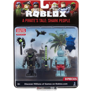 хороша модель Ігрова колекційна фігурка Jazwares Roblox Game Packs A Pirate's Tale: Shark People W7 (ROB0305)