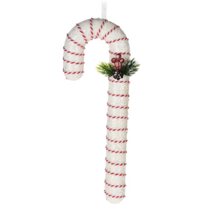 Елочная игрушка Christmas Decoration Конфеты 110х55х330 мм Белая (CAA130020_белый) лучшая модель в Виннице