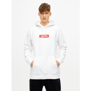 Худі Pull & Bear XAZ260205AYOS M Біле з принтом (DD8000005115336) в Вінниці