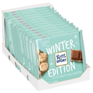 Упаковка молочного шоколада Ritter Sport с начинкой кокос и макаруны 12 шт х 100 г (4000417300607) ТОП в Виннице