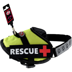 Шлея усиленная Pet Nova Rescue+ XS 30-40 см Салатовая (HA-RESCUE-LIGHTGREEN-XS) (5903031442267) в Виннице