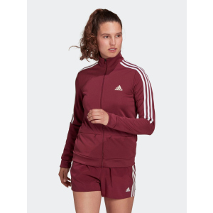 Спортивна кофта Adidas W Sereno Tj GS6258 Viccri/White (4064055390642) краща модель в Вінниці