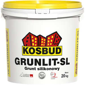 Грунт силіконовий, GRUNLIT-SL, (з піском/без піску) база, цебро 20 кг ТОП в Вінниці