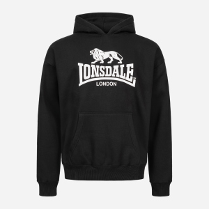 Худі Lonsdale KILNSEY 117206-1500 L Black/White (4251522380453) краща модель в Вінниці