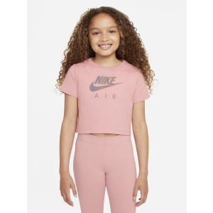 Футболка детская Nike G Nsw Tee Crop Nike Air DJ6932-630 152-158 см (L) Розовая (195240913781) в Виннице