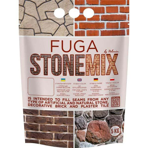 Затирка Заповнювач швів Polimin Fuga Stonemix білий 5 кг в Вінниці