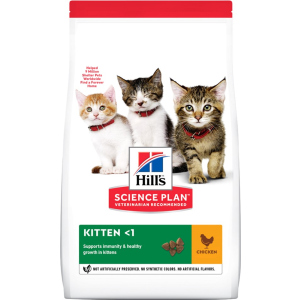 Сухий корм для кошенят Hill's Science Plan Kitten з куркою - 3 кг (604049) (52742024363) ТОП в Вінниці