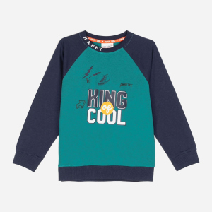 Свитшот Coccodrillo King Of Cool ZC1143103KIN-011 104 см Синий (5904705655495) ТОП в Виннице