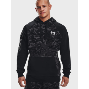 хороша модель Худі Under Armour Rival Flc Camo Script Hd 1366308-001 S (195251362899)