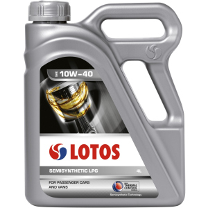 Моторное масло Lotos Semisyntetic LPG SL 10W-40 4 л (WF-K402Z70-0H0) рейтинг