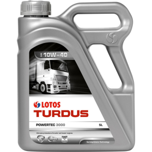 Моторное масло Lotos Turdus Powertec 3000 CI-4 10W-40 5 л (WF-K503L40-0H0) в Виннице