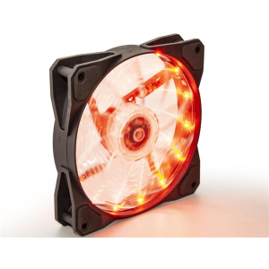 купити Вентилятор Frime Iris LED Fan 15LED Orange (FLF-HB120O15); 120х120х25мм, 3-pin+4-pin