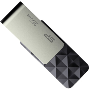 Silicon Power Blaze B30 256GB USB 3.0 Black (SP256GBUF3B30V1K) краща модель в Вінниці