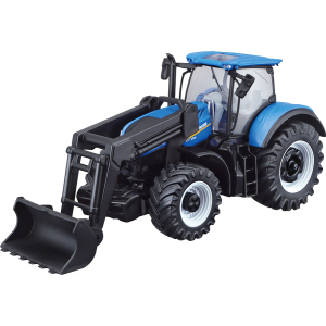 Модель серии Bburago Farm Трактор New Holland T7.315 с фронтальным погрузчиком, синий 1:32 (4893993316328) ТОП в Виннице