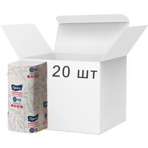 Бумажные полотенца Papero 150 листов 210х220 мм 20 упаковок (11305290153) рейтинг