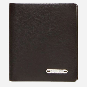 Кошелек мужской кожаный Guess Tyler Small Billfold W/Cp SM2662LEA22-BLA Черный (8000702444259) надежный