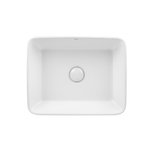 Раковина-чаша Qtap Tern 475х370х140 White з донним клапаном QT17112074W ТОП в Вінниці