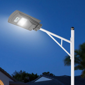 Вуличний ліхтар на стовп UKC solar street light 1VPP на сонячній батареї з датчиком на рух та освітлення