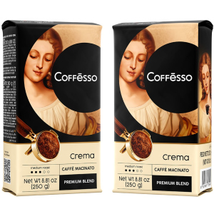 Набір меленої кави Coffesso Crema 250 г х 2 шт (2300000010220) рейтинг