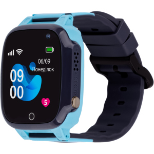 Детские смарт-часы AmiGo GO008 MILKY GPS WIFI Blue (873292)