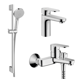 HANSGROHE VERNIS BLEND набор смесителей для ванны (71550000+71440000+26275000) рейтинг