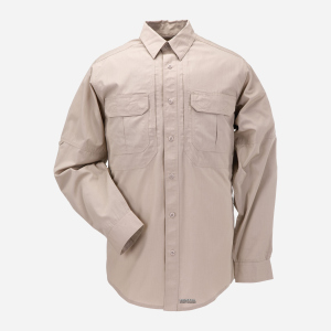 Рубашка тактическая 5.11 Tactical Taclite Pro Long Sleeve Shirt 72175 XXL TDU Khaki (2000000111919) ТОП в Виннице