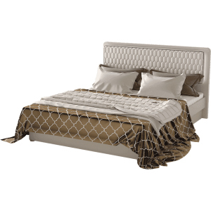 Кровать Aqua Rodos Кристал 180 х 200 см Бежевый (АР000031945) лучшая модель в Виннице