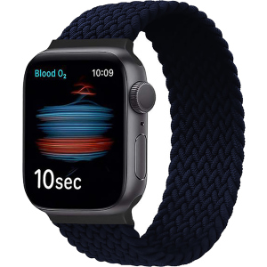 Ремешок Promate Fusion-40L для Apple Watch 38-40 мм 1/2/3/4/5/6/7/SE Charcoal (fusion-40l.charcoal) в Виннице