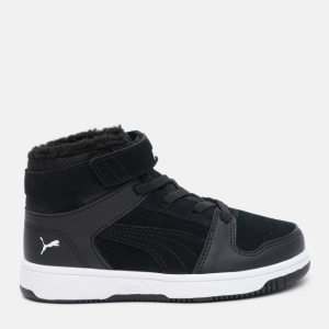 Ботинки детские Puma Pm Rebound Layup Fur SD V PS 37049801 27.5 (9.5) Puma Black-Puma White (4060981160304) ТОП в Виннице