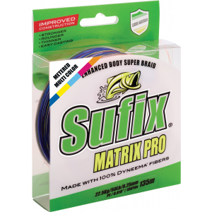 Шнур Sufix Matrix Pro 250 м 0.12 мм 8.1 кг PE0.6 18 LB Multi (DS1CB0148uDC2P) лучшая модель в Виннице