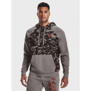 хорошая модель Худи Under Armour Rival Flc Camo Script Hd 1366308-066 S (195251379835)