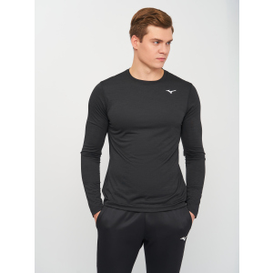 Рашгард Mizuno Impullse Core LS Tee J2GA752009 L Черный (5054698296189) ТОП в Виннице