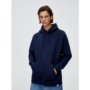 хороша модель Худі Pull & Bear 9596/513/401 XS Темно-синє (09596513401010)