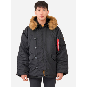 Парка Alpha Industries MJN31000C1 N-3B Parka XS Black (640631439673) лучшая модель в Виннице