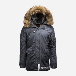 Парка Alpha Industries Slim Fit N-3B Parka 2XL Steel Blue лучшая модель в Виннице