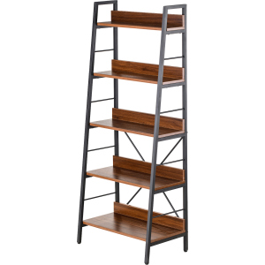 Стелаж-етажерка Special4You STROKE 5 SHELF WALNUT (E6293) в Вінниці