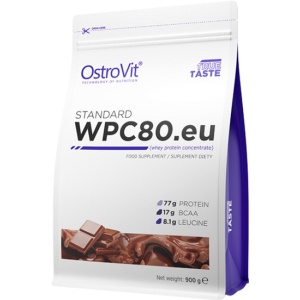 Протеин OstroVit Standard WPC80.eu 900 г Шоколад (5902232610550) в Виннице