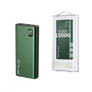 хорошая модель Павербанк Remax Mini Professional Fast Charge 22.5W 15000 mAh PD+QC Green