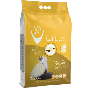 Наполнитель для кошачьего туалета Van Cat Super Premium Quality Vanilla Бентонитовый комкующий 10 кг (8699245856392)