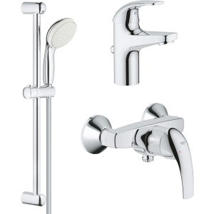 Набір змішувачів GROHE Start Curve 23805111 (23805000+23767000+27853001) краща модель в Вінниці