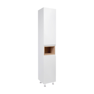 Пенал підлоговий Qtap Robin 350х1950х316 White/Whitish oak QT1376PN1651RWWO ТОП в Вінниці