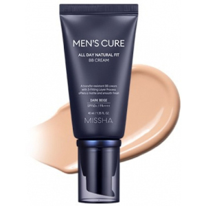 ВВ крем чоловічий натуральний Missha Mens Cure Fit SPF50+/PA++++ Dark Beige 40 мл (8809643532686) в Вінниці