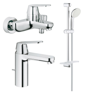 Набор смесителей Grohe Eurosmart M-Size 126112M ТОП в Виннице