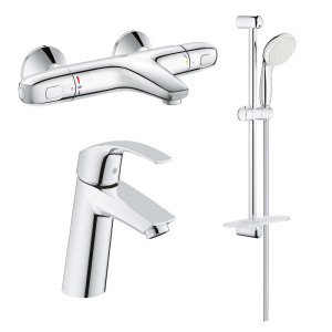 купить Набор смесителей Grohe Grohtherm 1000 + Eurosmart 34101TM