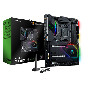 Материнская плата ASROCK B550 TAICHI RAZER EDITION AM4 4x DDR4 3x PCIe 4.0 x16 2x PCIe 3.0 x1 8x SATA3 HDMI DisplayPort 7.1 CH HD Audio ATX MB