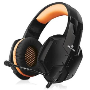 Наушники REAL-EL GDX-7700 SURROUND 7.1 black-orange в Виннице