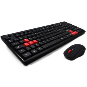 Игровой набор клавиатура + мышь беспроводные HAVIT HV-KB257GCM |ENG/RU/UA| Черный надежный