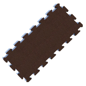 купить Резиновый пазл PuzzleGym GymStyle 976х432х15 мм (коричневый)