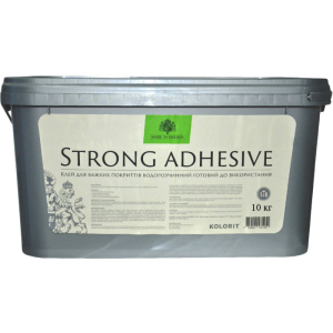 Клей для важких шпалер Kolorit Strong Adhesive 10 кг Білий (IG6546546867) ТОП в Вінниці